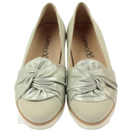 Caprice pumpice niske cipele ženske cipele 24607 bež zlatna 4