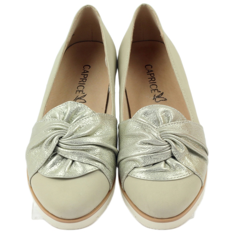 Caprice pumpice niske cipele ženske cipele 24607 bež zlatna 4