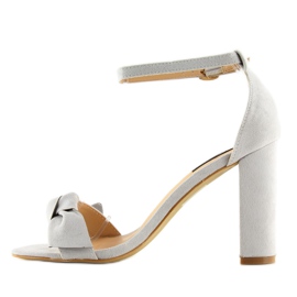 Sive sandale na visoku petu 118-11 sive siva 1