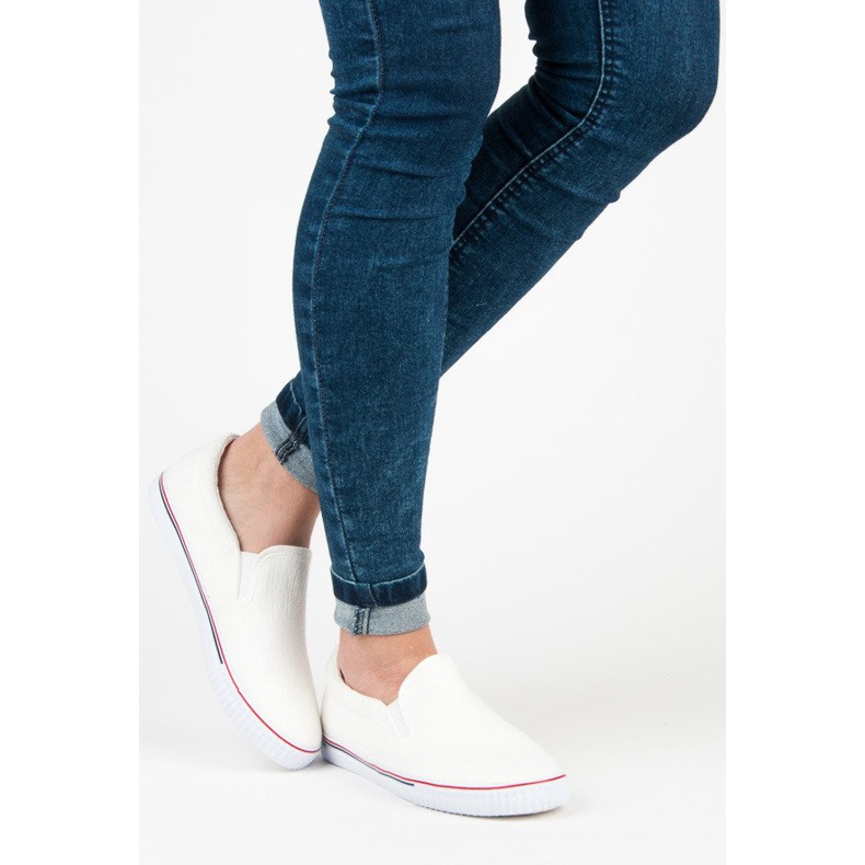 Hasby Natikače od tkanine bijela 1