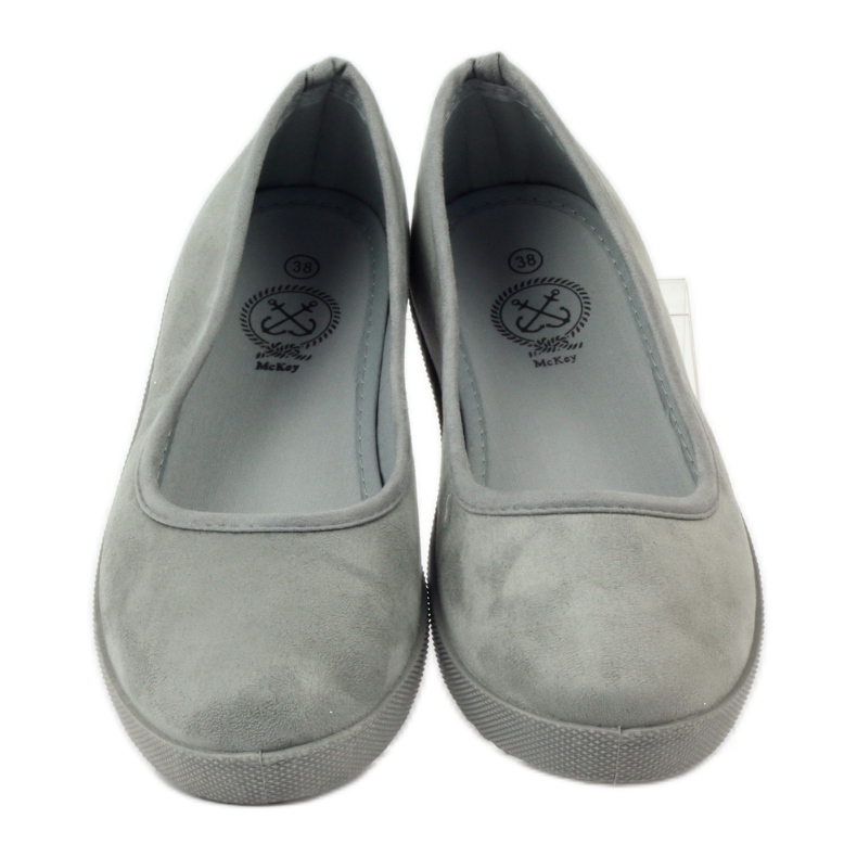 McKey Sive tenisice, slip-on tenisice siva 4