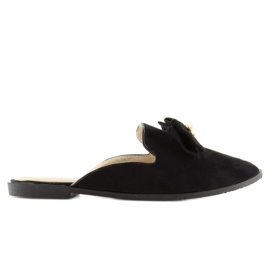 Crne Lordsy papuče D-6539 crne crno 1