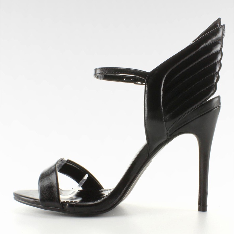 Sandale na iglu sa krilima LT65 Crna 2