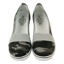 Mckey 182 camo tenisice s klin petom zelena 4