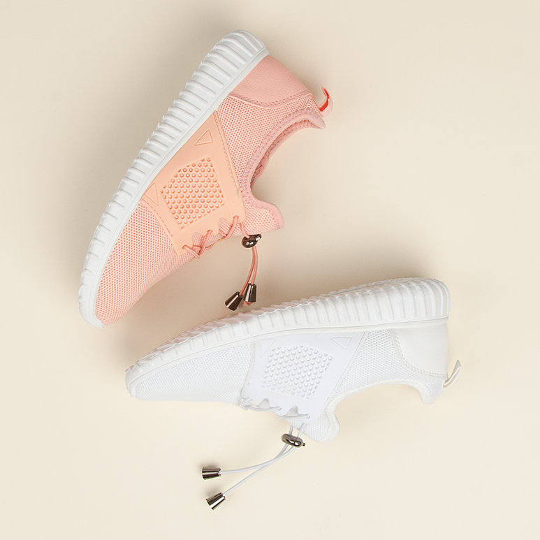 Salmon tenisice s remenom ružičasta 2