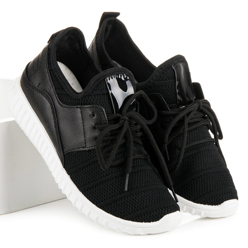 Crne slip-on tenisice crna 1