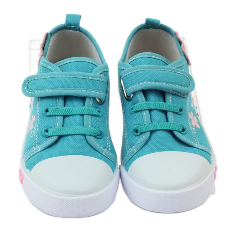 American Club American heart tenisice s kožnim uloškom zelena plava 4