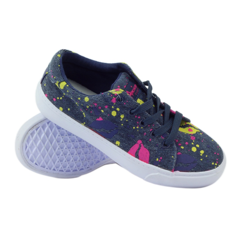 American Club Traper tenisice tenisice u američkim ustima mornarsko plava 3