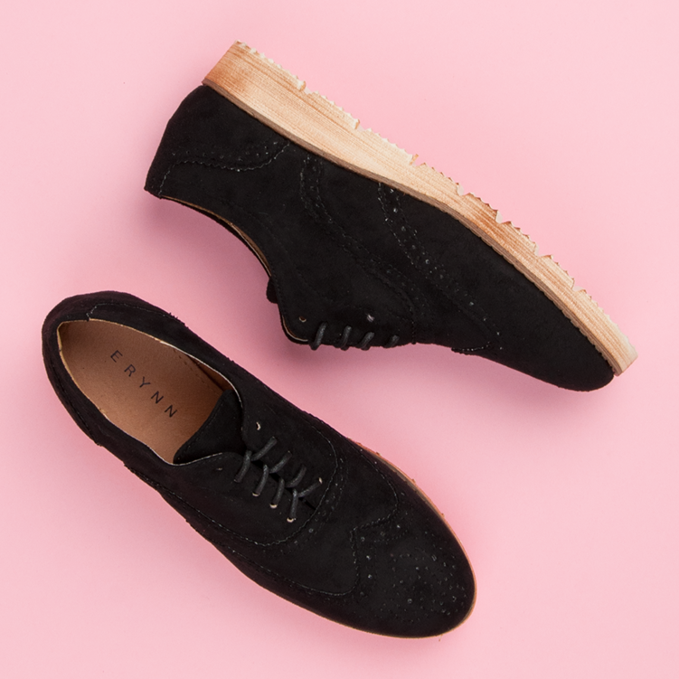 Erynn Crne retro cipele crno 1