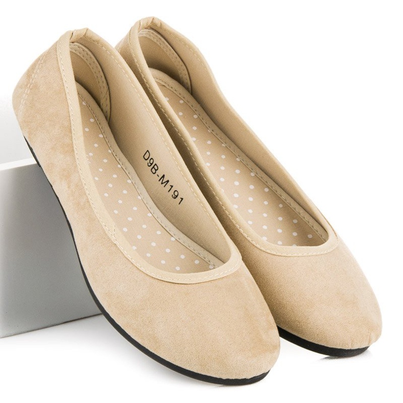 Udobne balerinke od antilopa smeđa 1