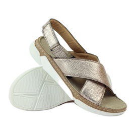 Filippo Udobne zlatne čičak sandale zlatni 3