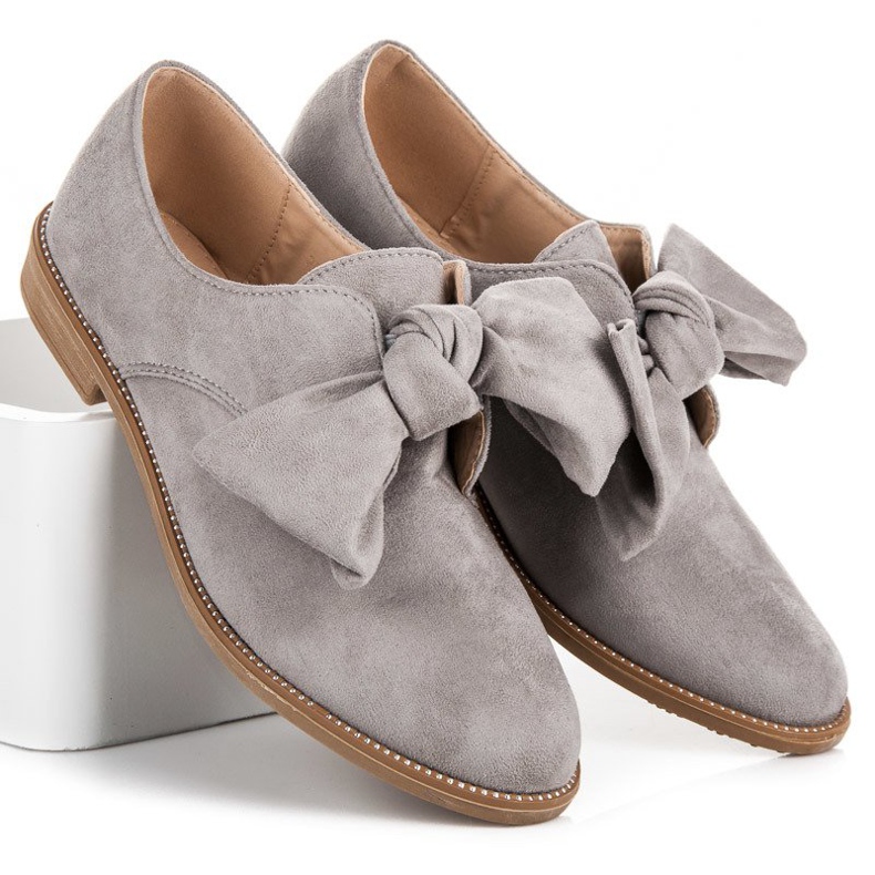 Bestelle Slip-on cipele od antilopa siva 1