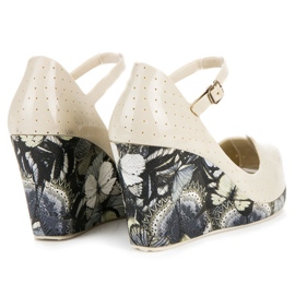 Meliski sandale na vinceza klin potpeticu smeđa 1