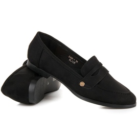 Sweet Shoes Crne slip-on mokasinke crna 1
