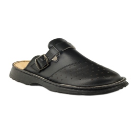 Ortopedske medicinske crne sandale crna 1