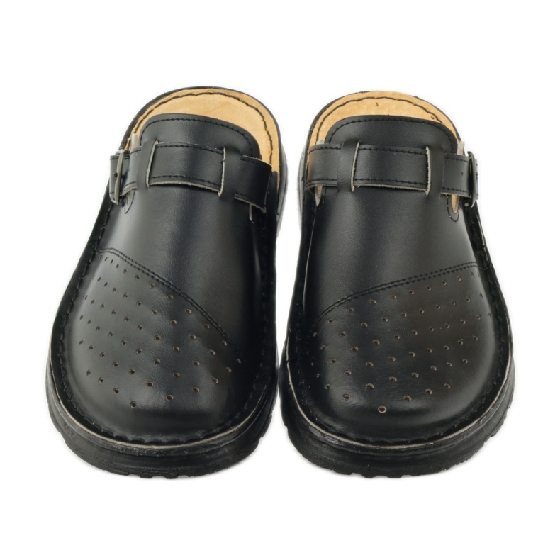 Ortopedske medicinske crne sandale crno 4