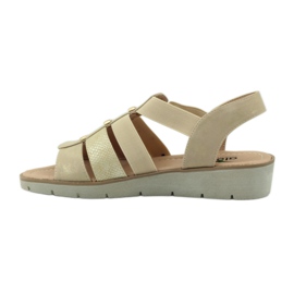 Super udobne Aloeloe sandale smeđa žuta boja 2