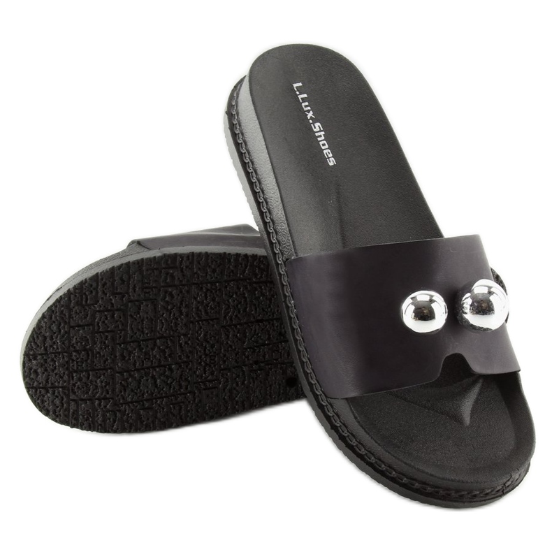 Crne ženske crne papuče 1897 Black crno 1