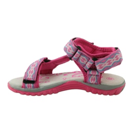 American Club Sandale s američkim kožnim umetkom 5268 ljubičasta ružičasta 2