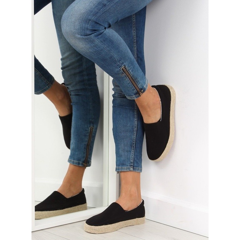 Crne slip-on espadrile k1833801 negro crno 2
