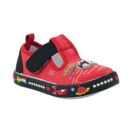 American Club Američke kožne tenisice s uloškom crvena crna 1