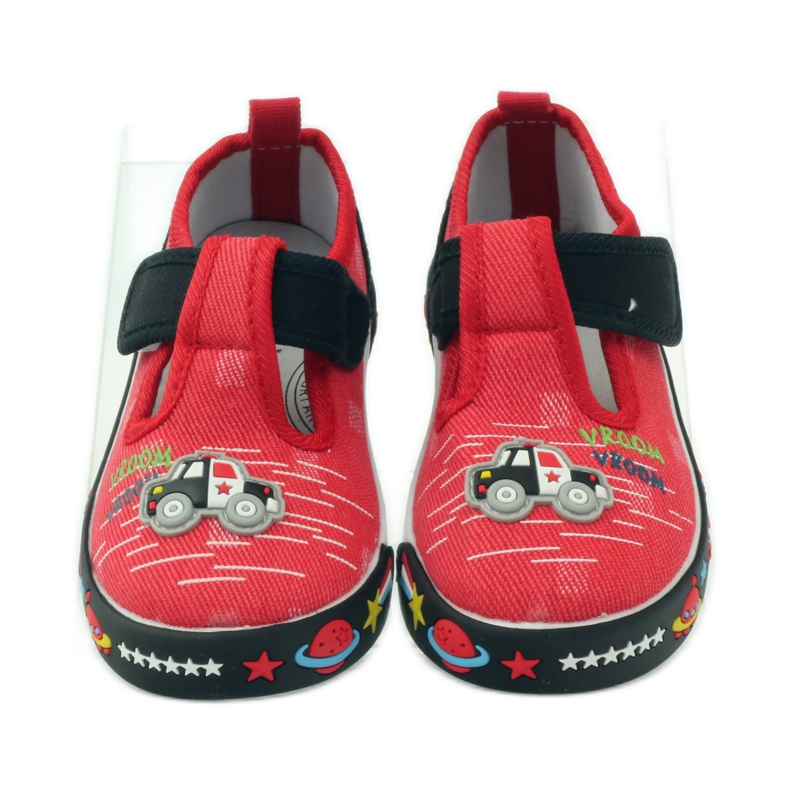 American Club Američke kožne tenisice s uloškom crvena crno 4