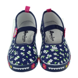 American Club Američke kožne tenisice s uloškom tamnoplava 4