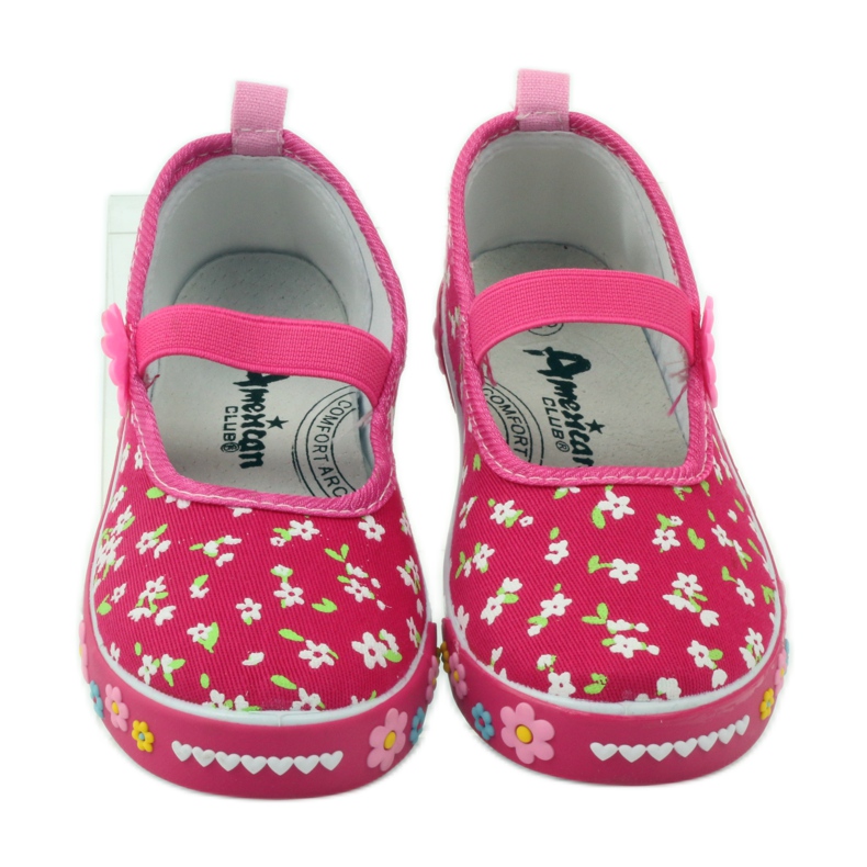 American Club Američke kožne tenisice s uloškom ružičasta 4