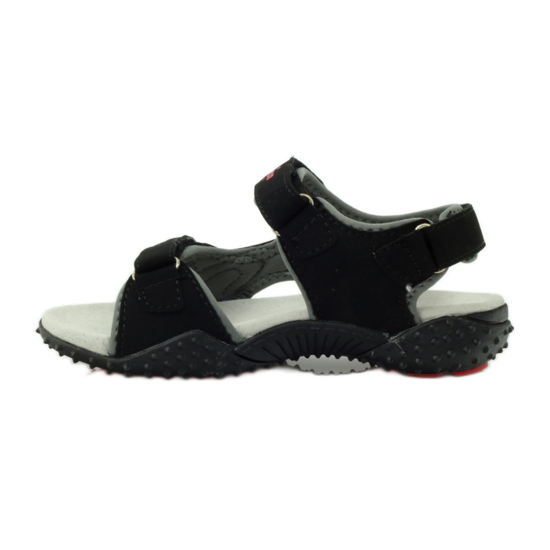 American Club Sandale s američkim kožnim umetkom 5267 crna 2