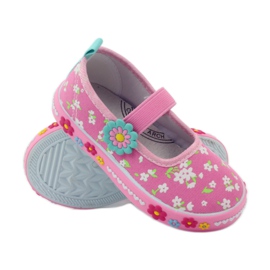 American Club Američke kožne tenisice s uloškom zelena žuta boja ružičasta 4