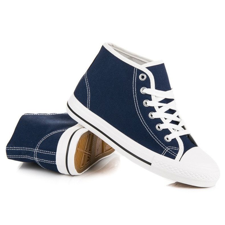 Mornarskoplave tenisice iznad gležnja plava 1