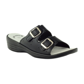 American Club Udobne medicinske papuče American 2/2018 crno 1