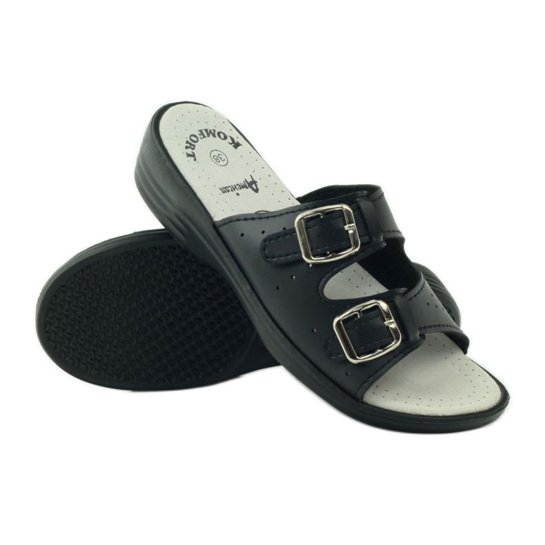 American Club Udobne medicinske papuče American 2/2018 crno 3