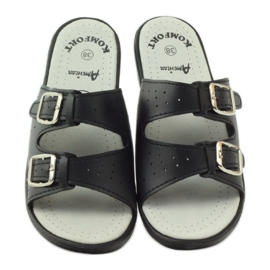 American Club Udobne medicinske papuče American 2/2018 crno 4