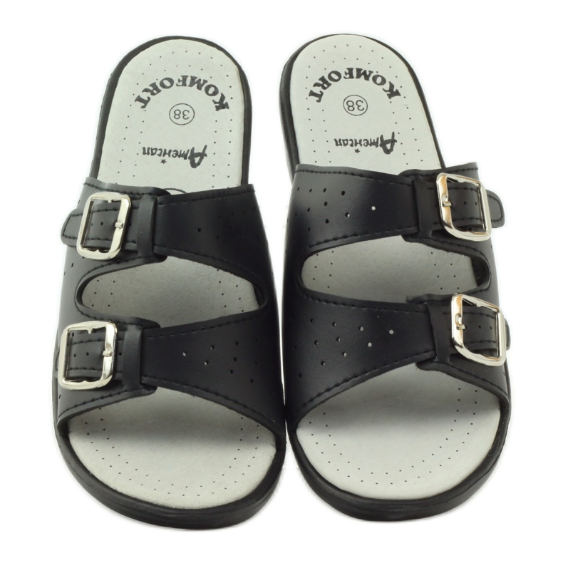 American Club Udobne medicinske papuče American 2/2018 crna 4