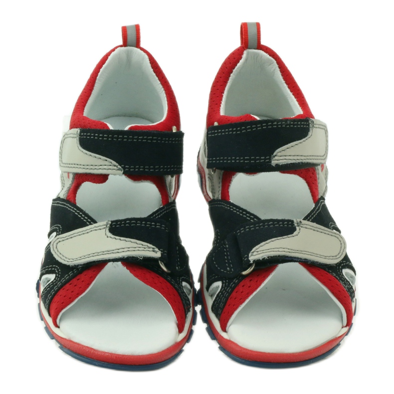 Sandale na čičak Bartek 16187 siva 4