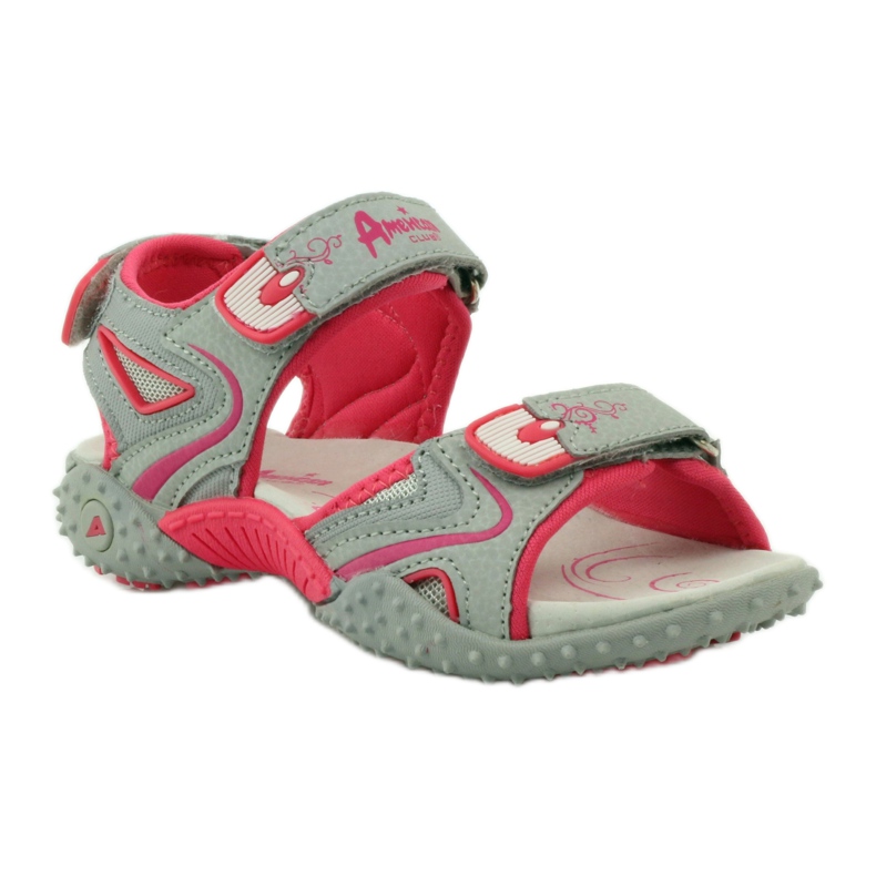 American Club Sandale s američkim kožnim umetkom 8580 višebojan siva 1