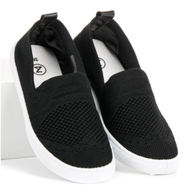 MCKEYLOR Tekstilne slip-on tenisice crna 2