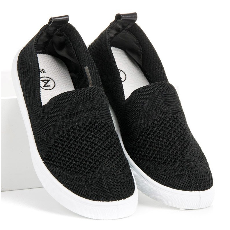 MCKEYLOR Tekstilne slip-on tenisice crna 2