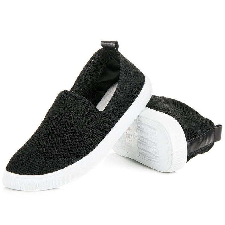 MCKEYLOR Tekstilne slip-on tenisice crna 1