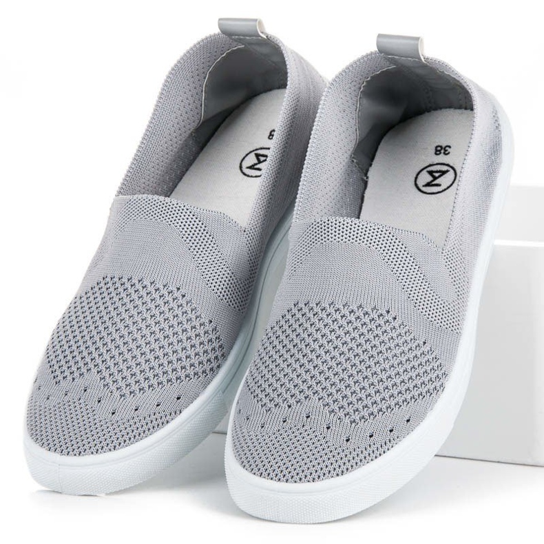 Mckeylor tekstilne slip-on tenisice siva 2