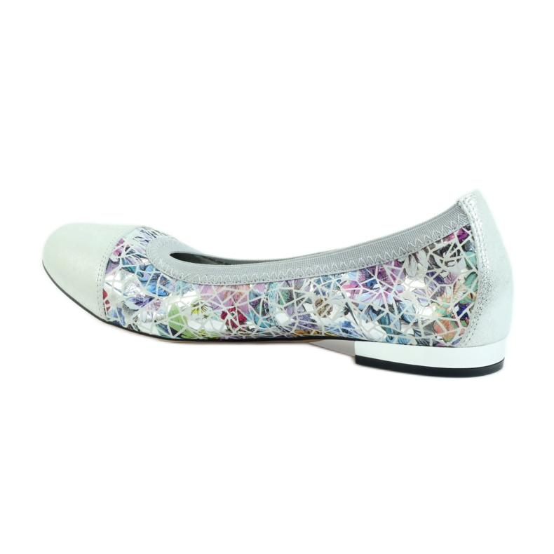 Ženske balerinke elastična Gamis 1402 siva raznobojna 2