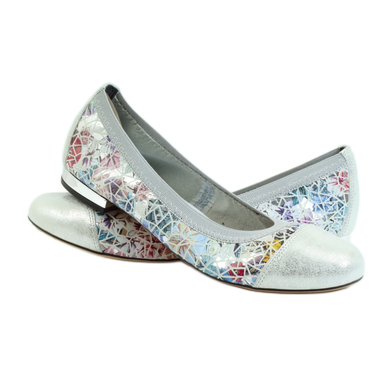 Ženske balerinke elastična Gamis 1402 siva višebojan 3