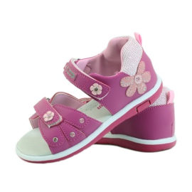 American Club Sandale s američkim kožnim umetkom 87285 ružičasta 3