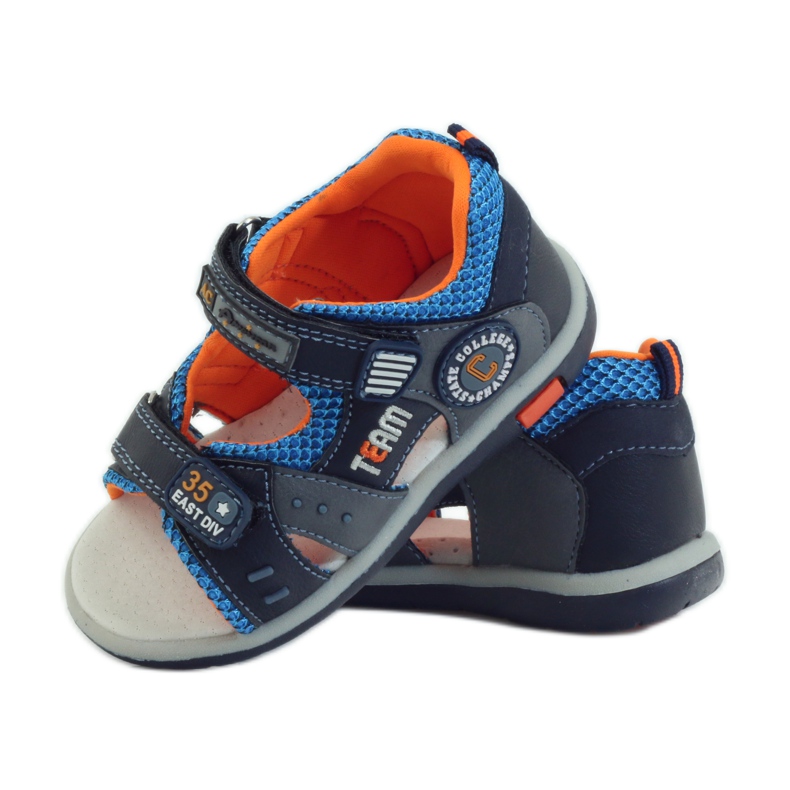 American Club Sandale s američkim kožnim umetkom 87297 tamnoplava 3