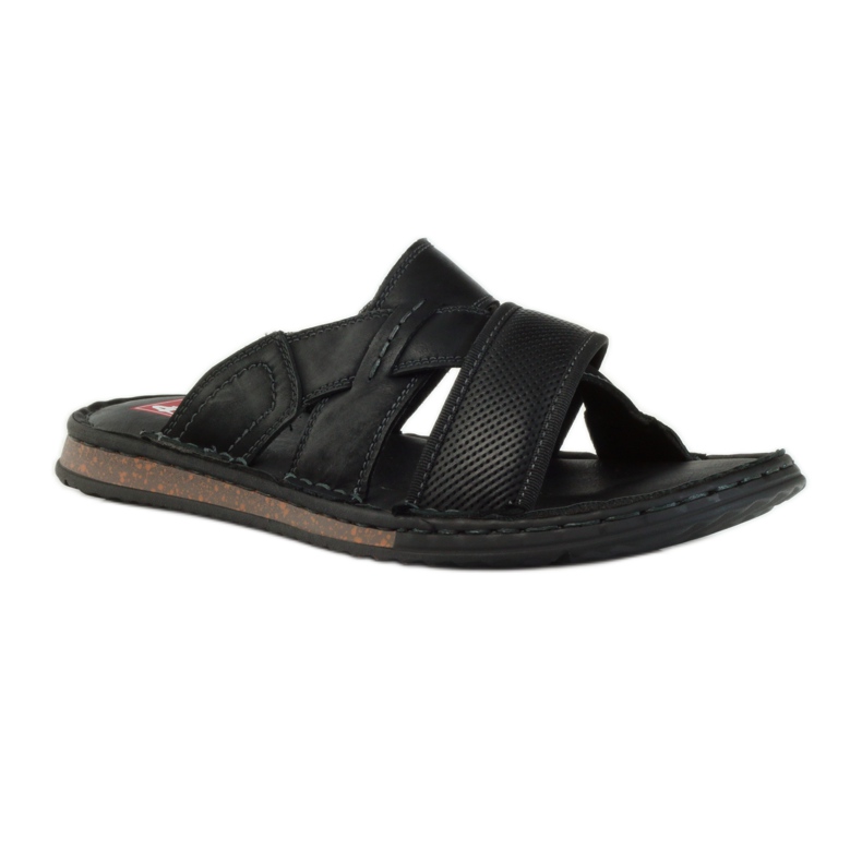 American Club Muške papuče svijetli EVA američki donji dio crno 1