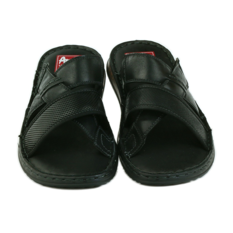 American Club Muške papuče svijetli EVA američki donji dio crno 4