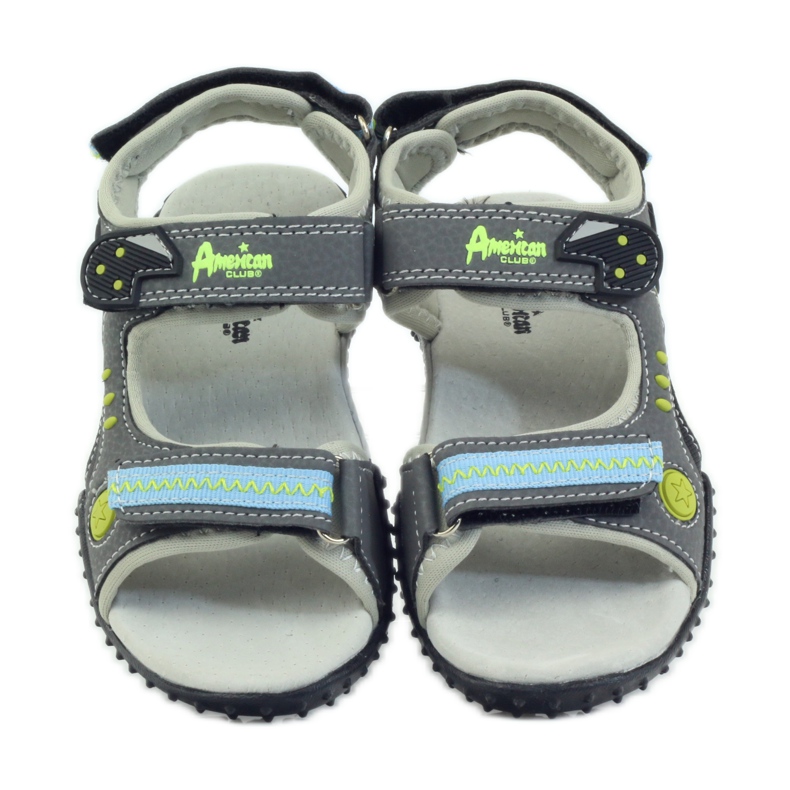 American Club Američki kožni umetak iz 1718 siva plava crno 4