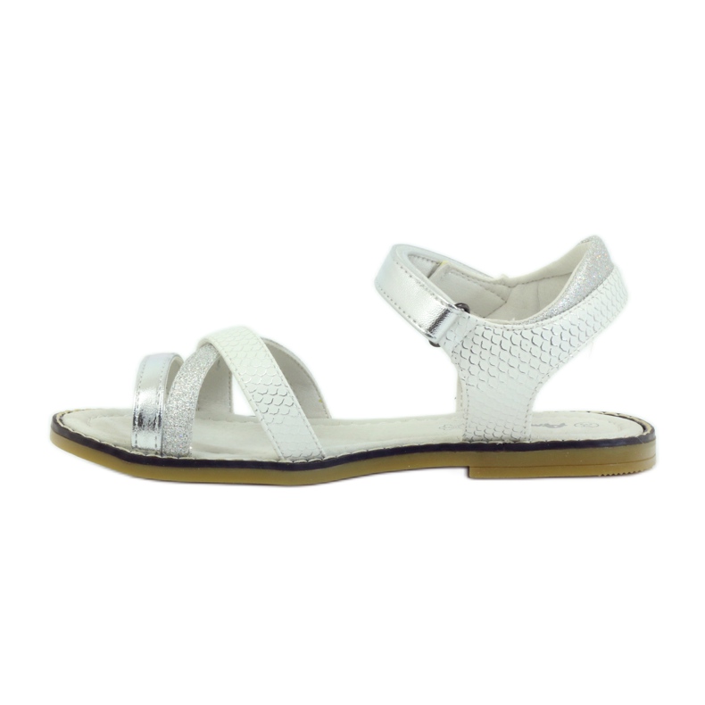 American Club Američke sandale dječje cipele kožni uložak siva 2