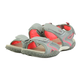 American Club Sandale s američkim kožnim umetkom iz 1707 siva narančasta 3